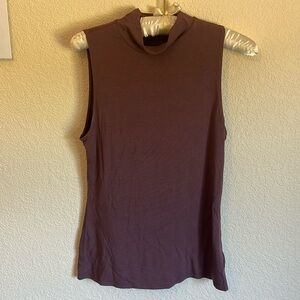 Purple Express Mock Neck Tank